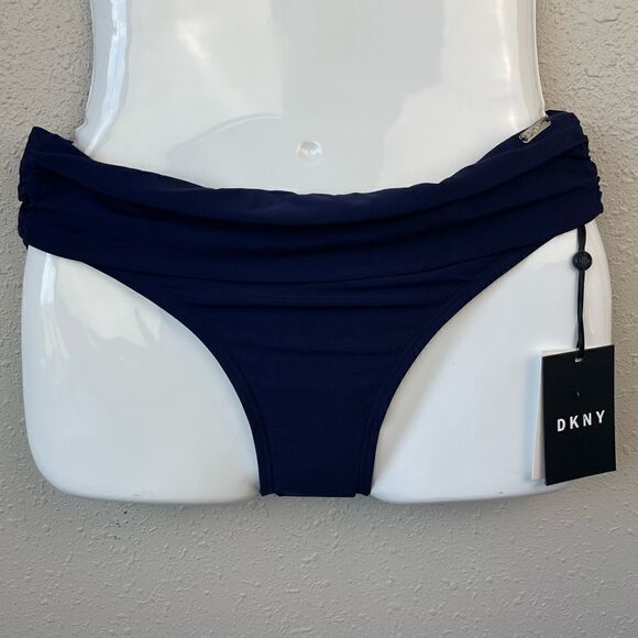 NWT DKNY Navy Blue Bikini Bottoms Size XXL - Picture 1 of 3